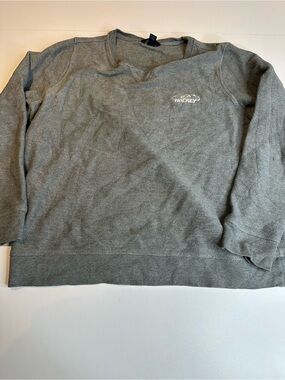 Lands' End Heather Gray Crewneck Sweatshirt